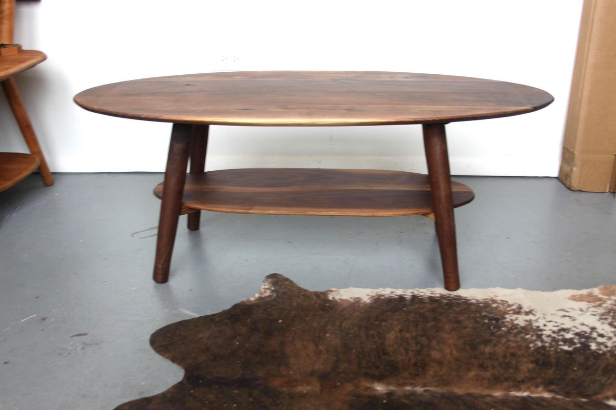 Modern Walnut Coffee Table – Hygge Scandinavian Style Furniture