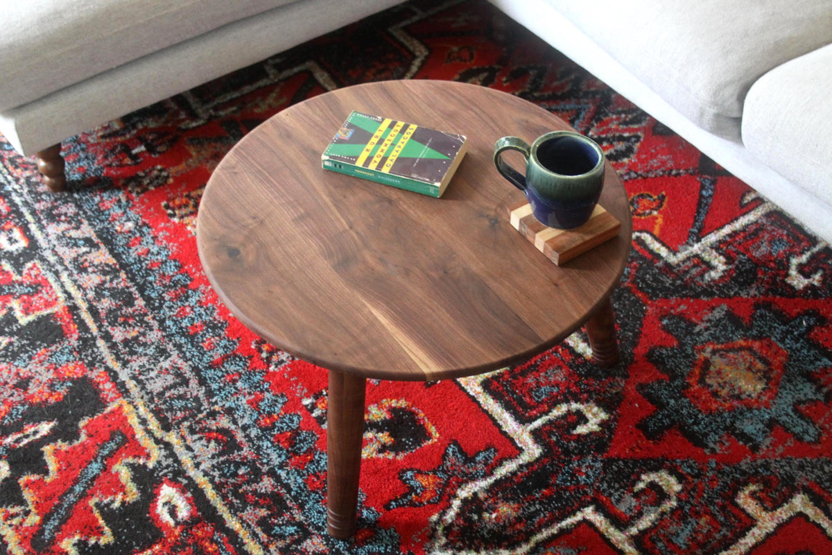 Low Walnut Coffee Table