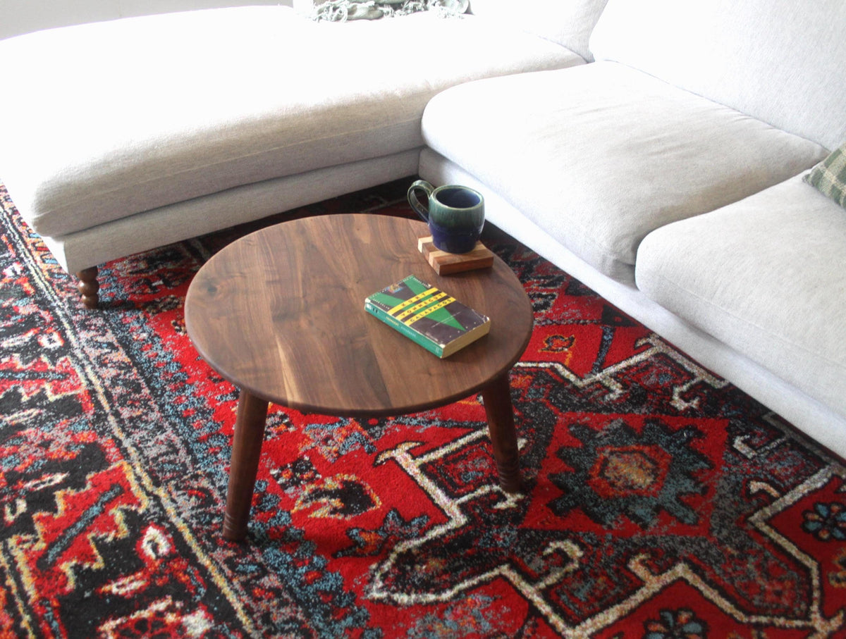 Low Walnut Coffee Table