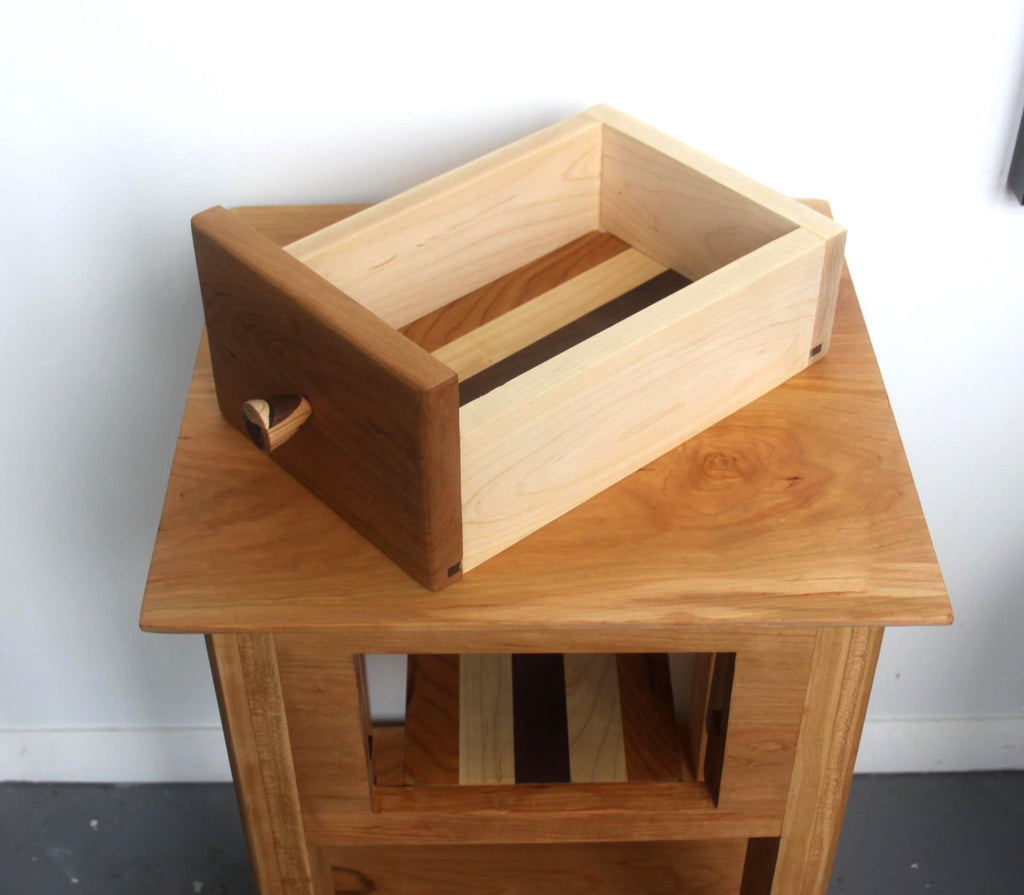 Handmade Cherry Wood End Tabe