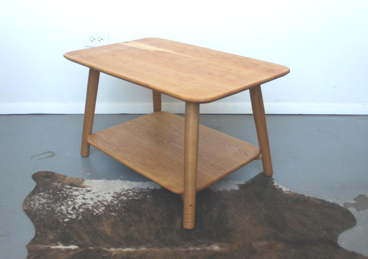 Medium Sized Cherry Wood Coffee Table