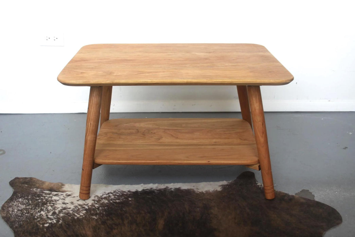 Medium Sized Cherry Wood Coffee Table