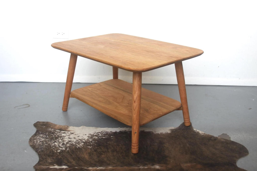 Medium Sized Cherry Wood Coffee Table