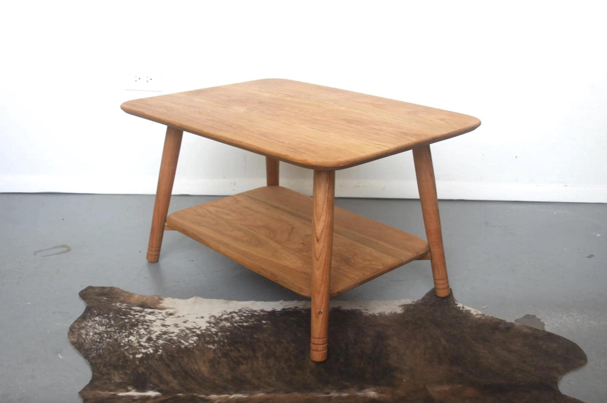 Medium Sized Cherry Wood Coffee Table