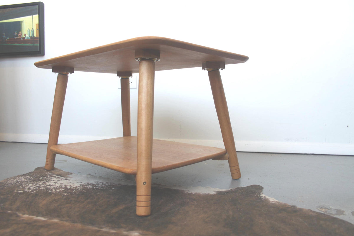 Medium Sized Cherry Wood Coffee Table