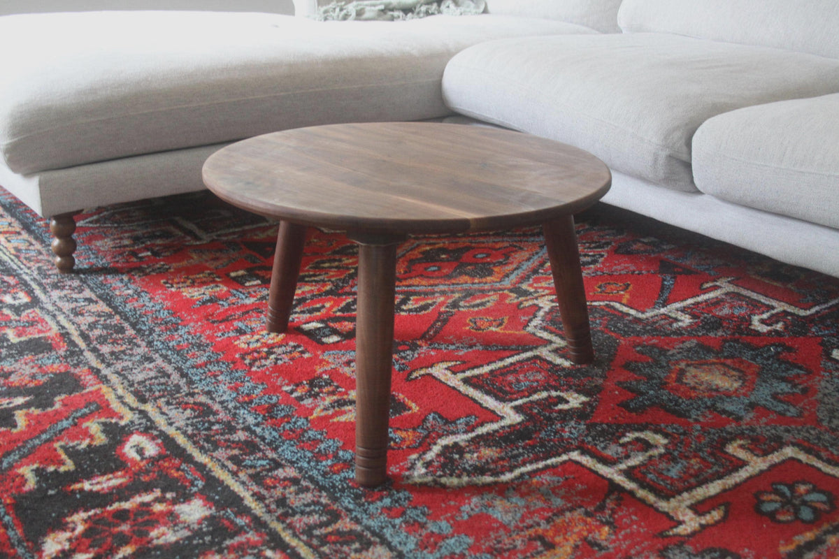 Low Walnut Coffee Table