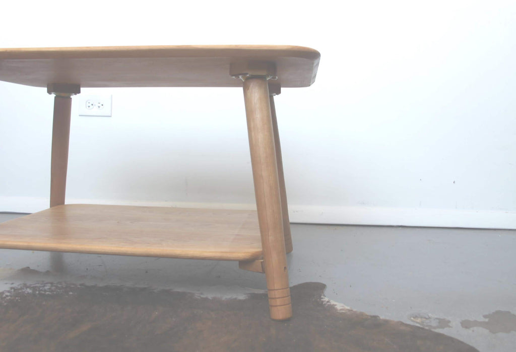Medium Sized Cherry Wood Coffee Table