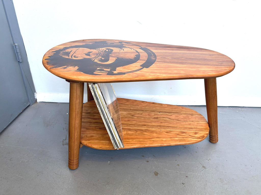 Monkey with Headphones 3-Leg Coffee Table