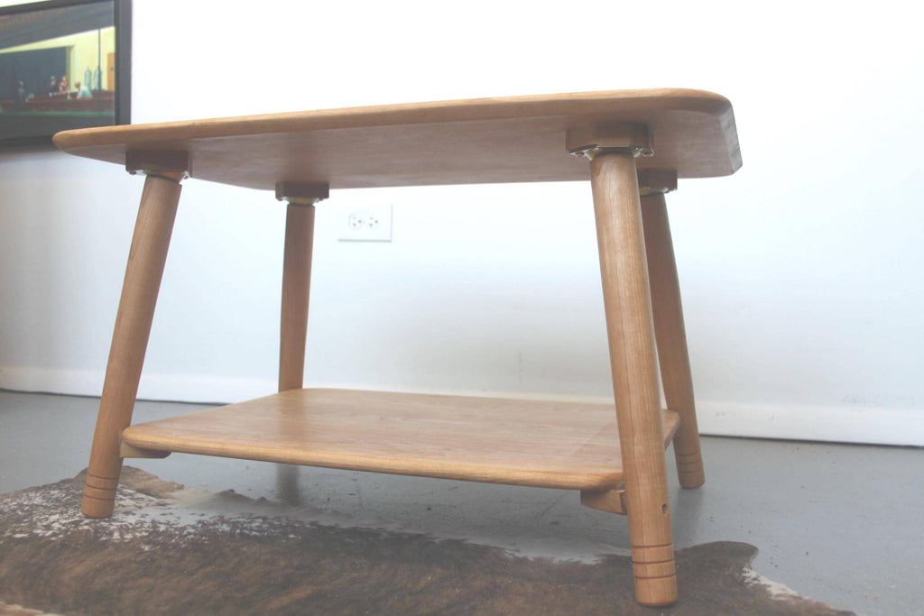 Medium Sized Cherry Wood Coffee Table