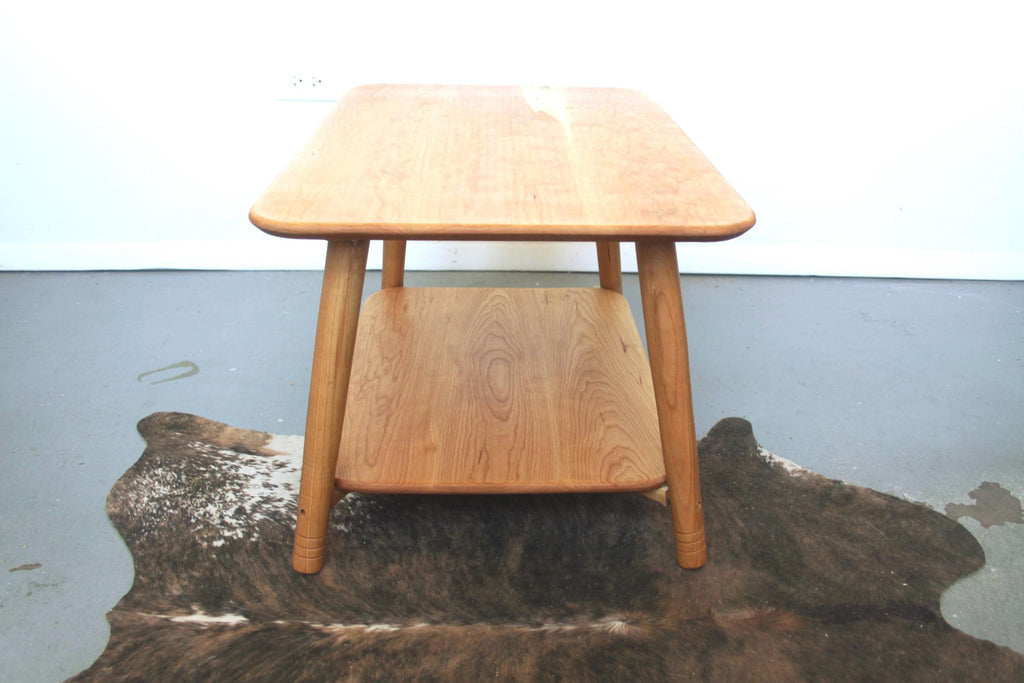 Medium Sized Cherry Wood Coffee Table