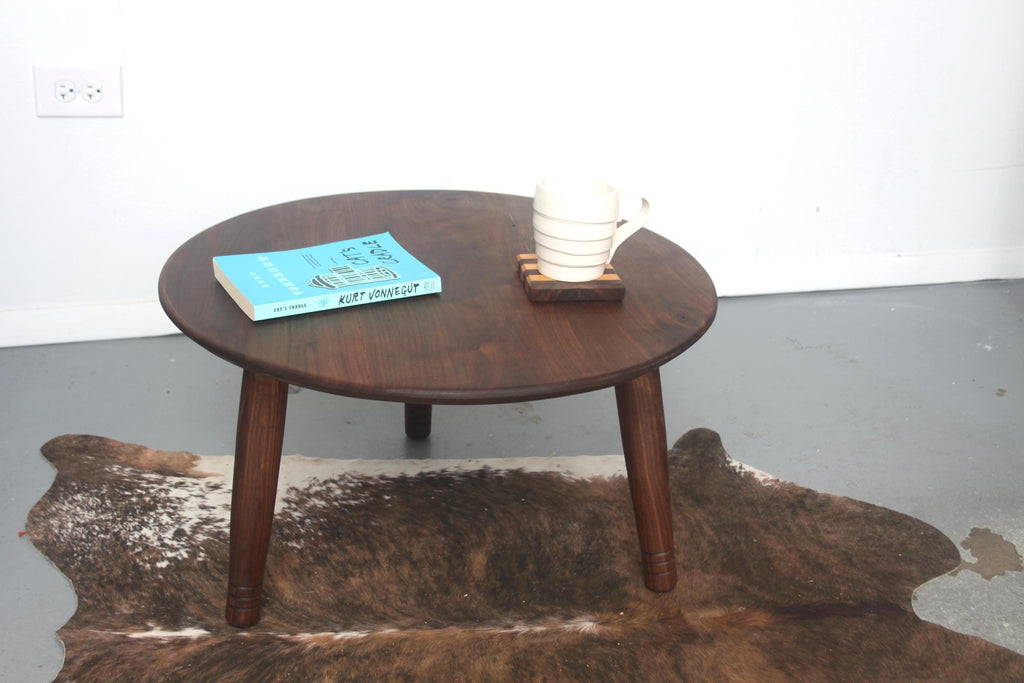 Low Walnut Coffee Table