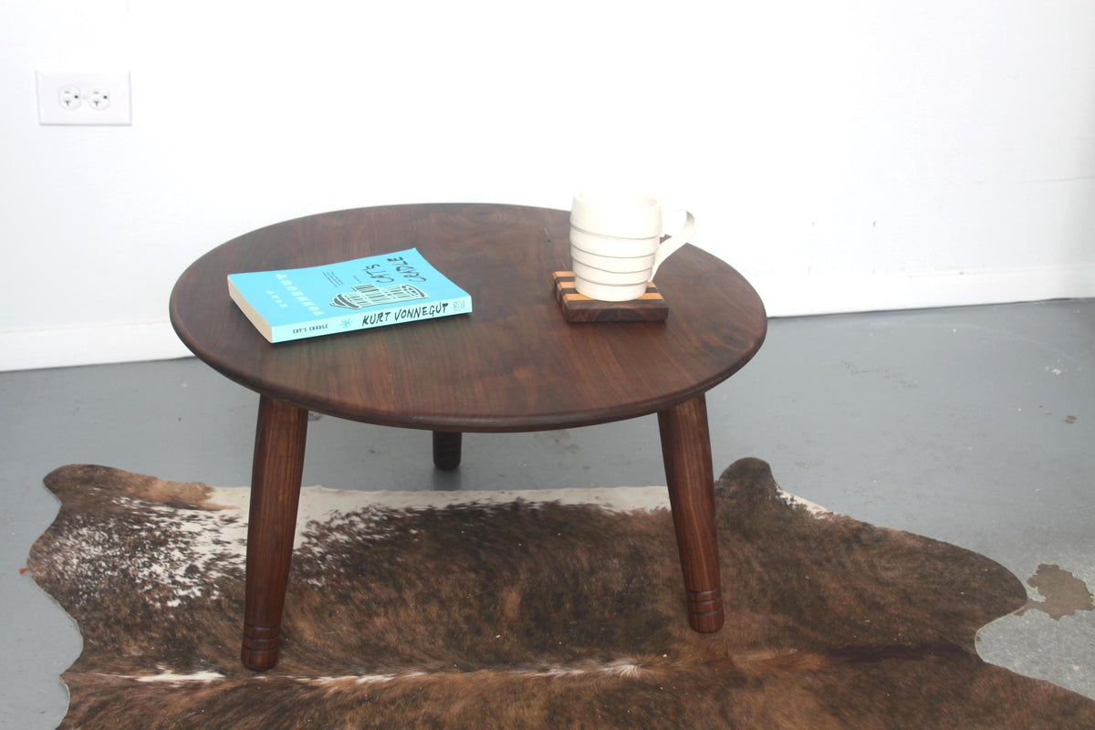 Low Walnut Coffee Table