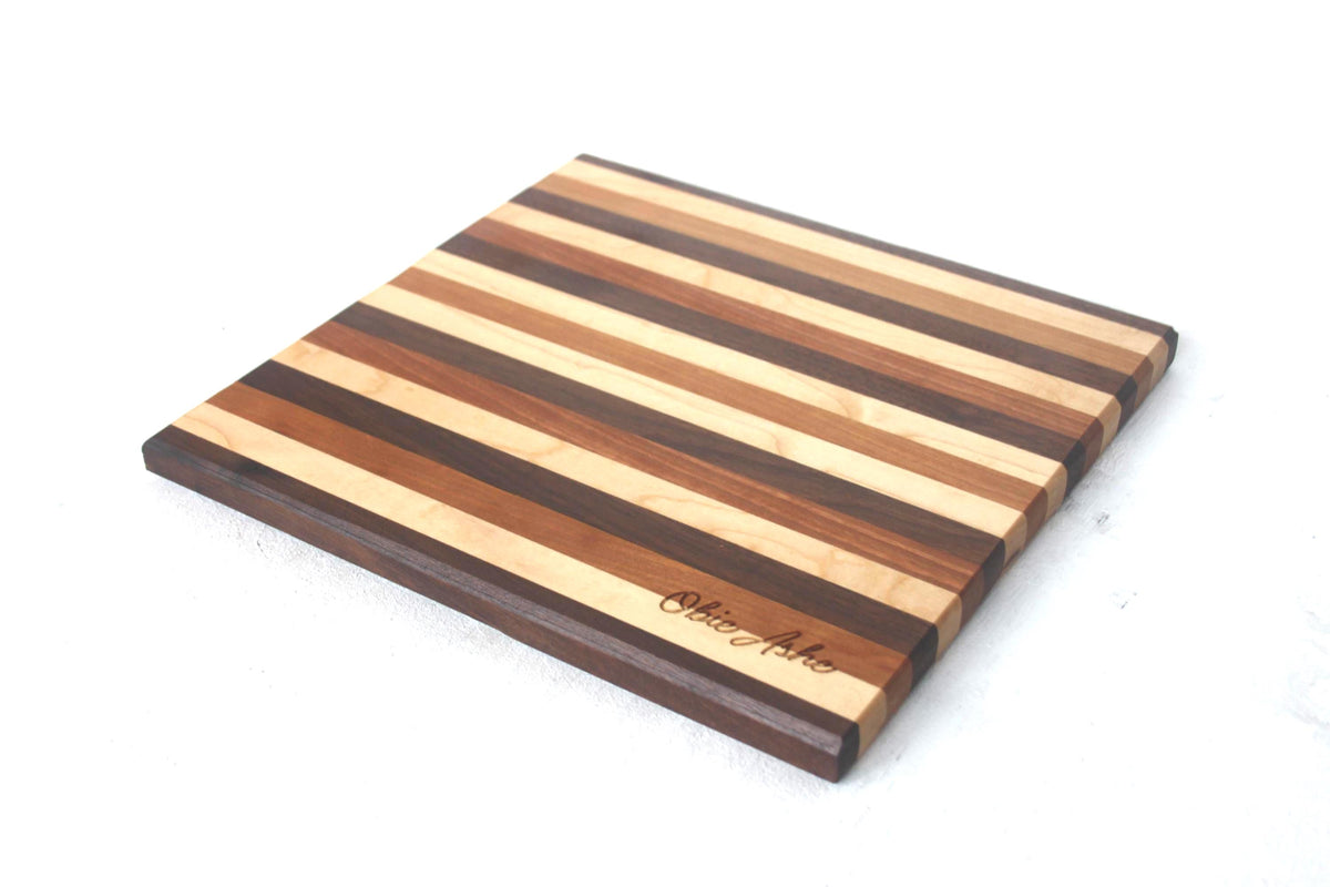 Simple Square Cheese Board – Handcrafted Cutting Board for Charcuterie and Serving