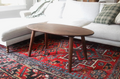 Large Walnut Coffee Table