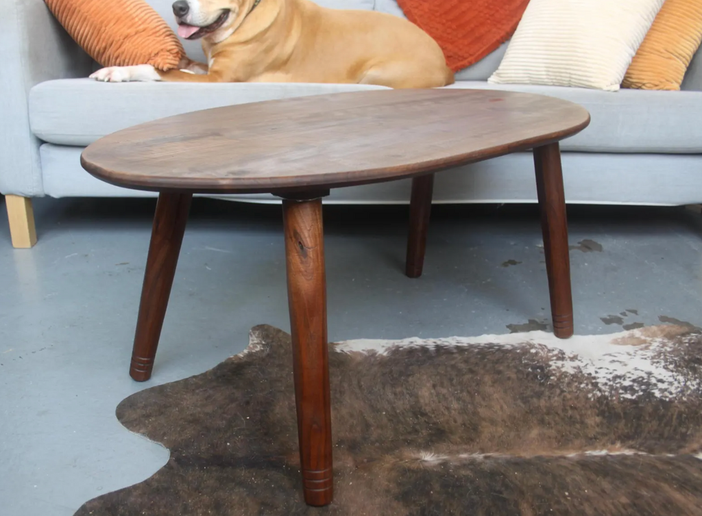 Large Walnut Coffee Table