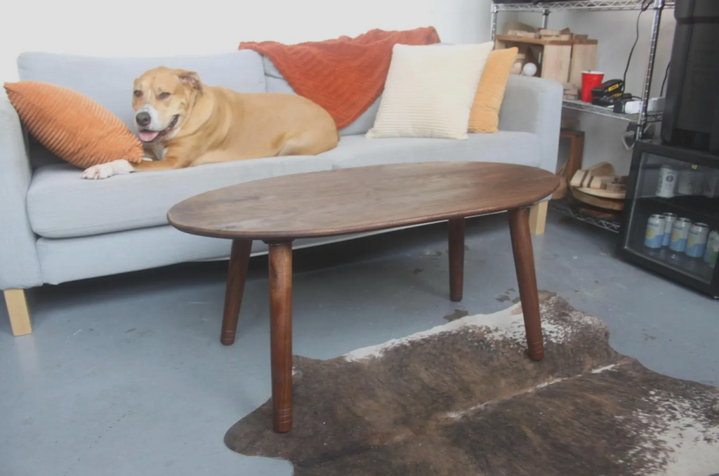 Large Walnut Coffee Table