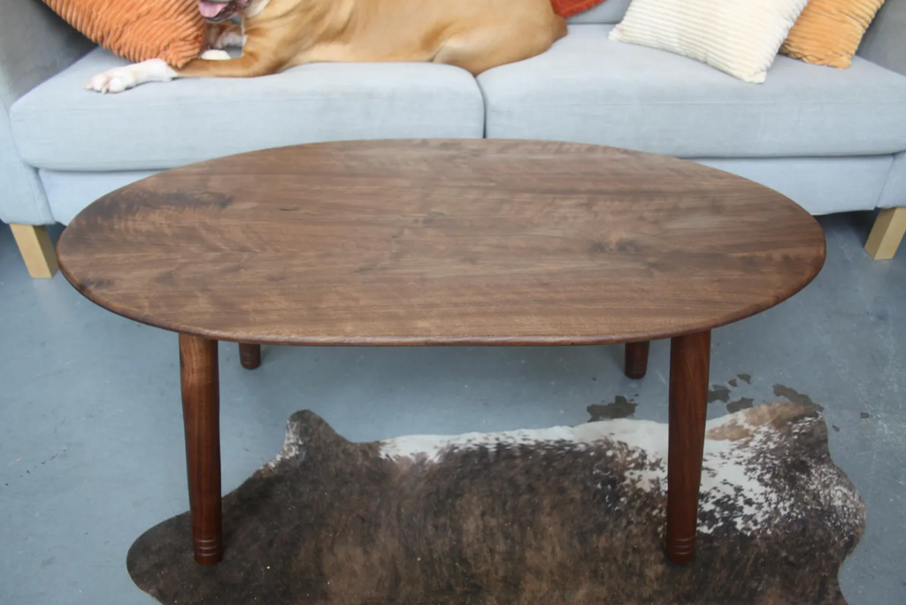 Large Walnut Coffee Table