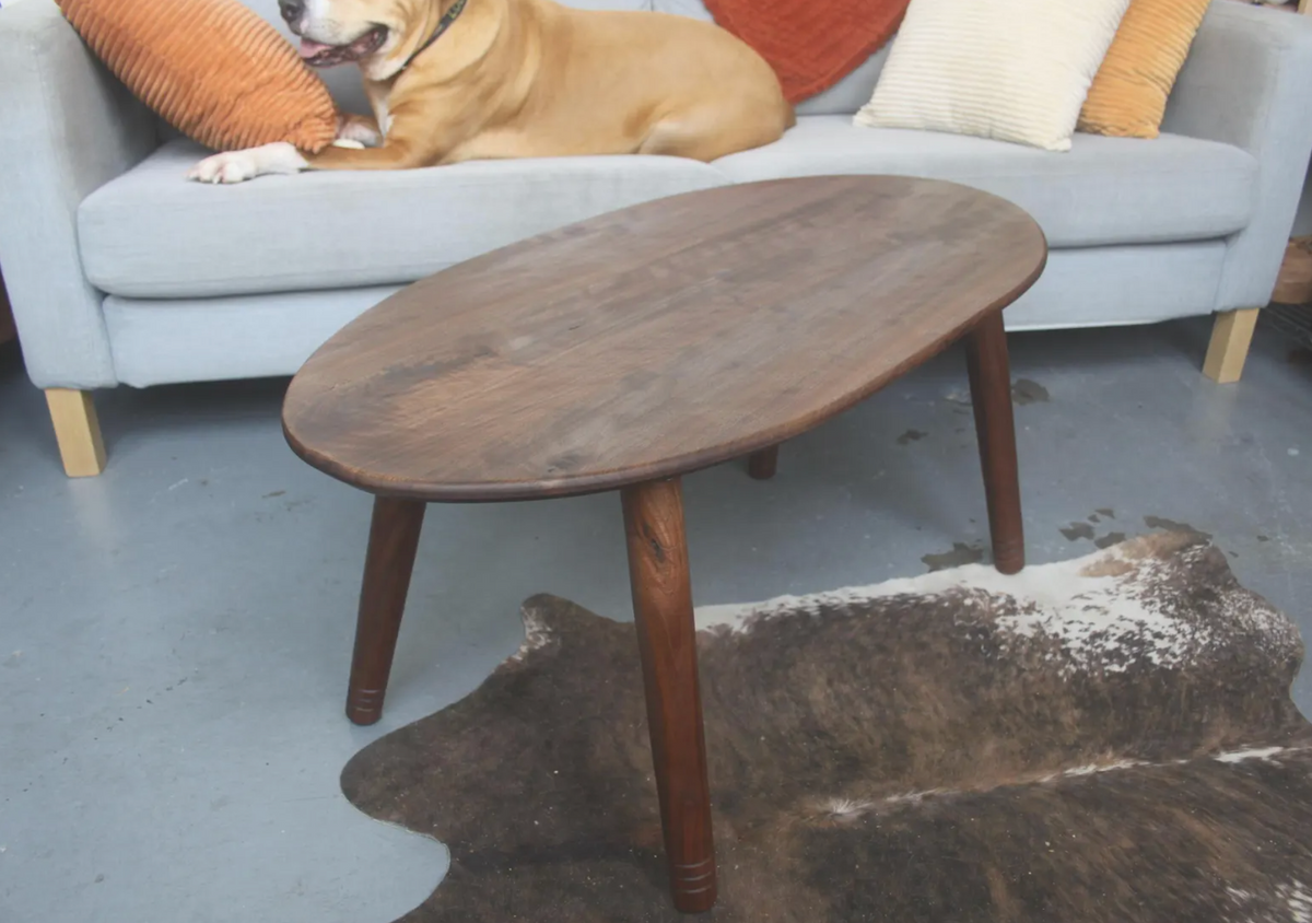 Large Walnut Coffee Table