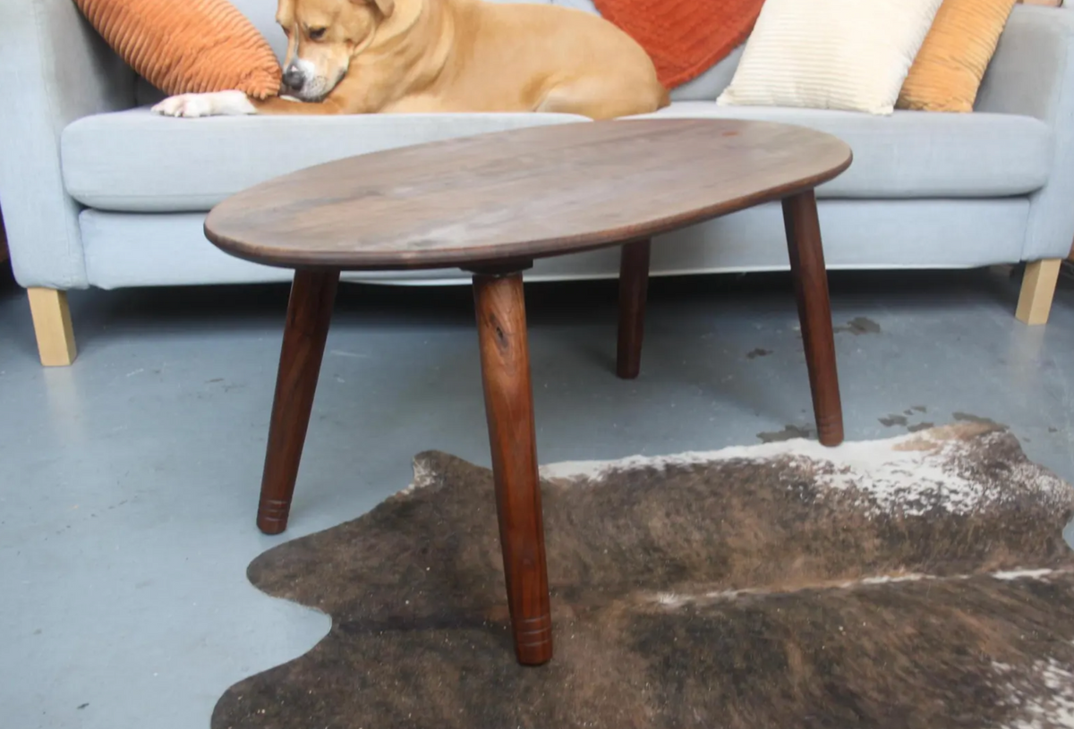 Large Walnut Coffee Table