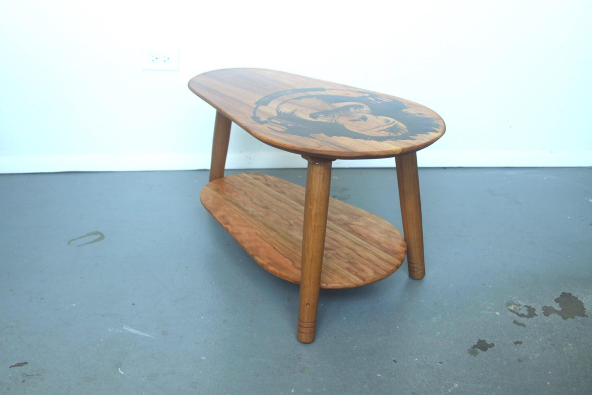 Monkey with Headphones 3-Leg Coffee Table