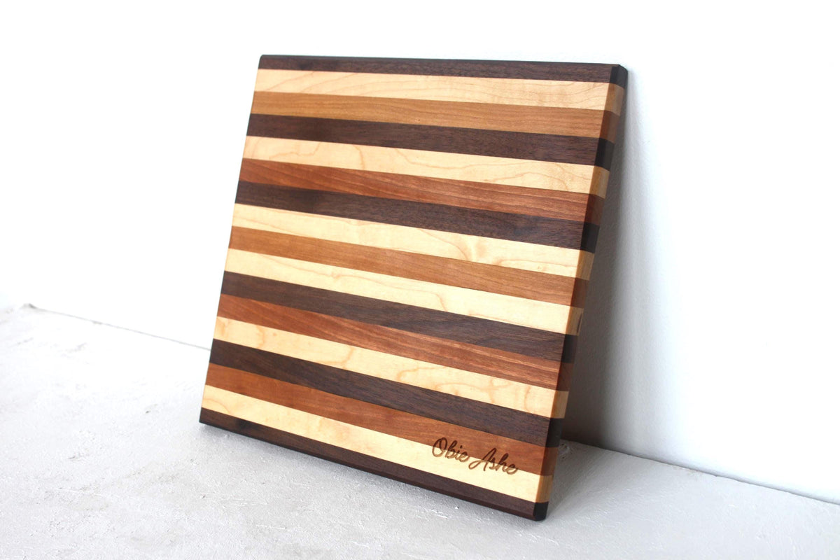 Simple Square Cheese Board – Handcrafted Cutting Board for Charcuterie and Serving