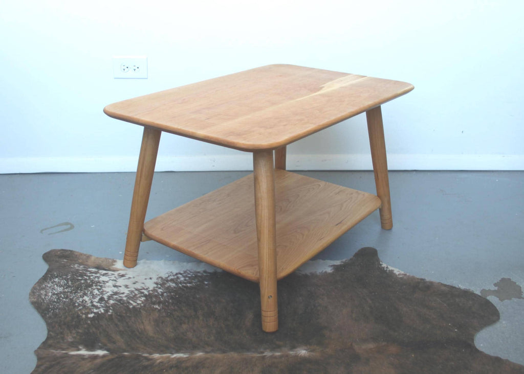 Medium Sized Cherry Wood Coffee Table