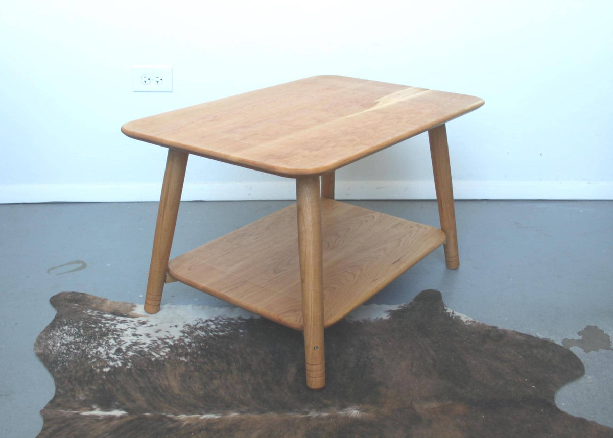 Medium Sized Cherry Wood Coffee Table