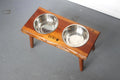 Live Edge Dog Food Stand