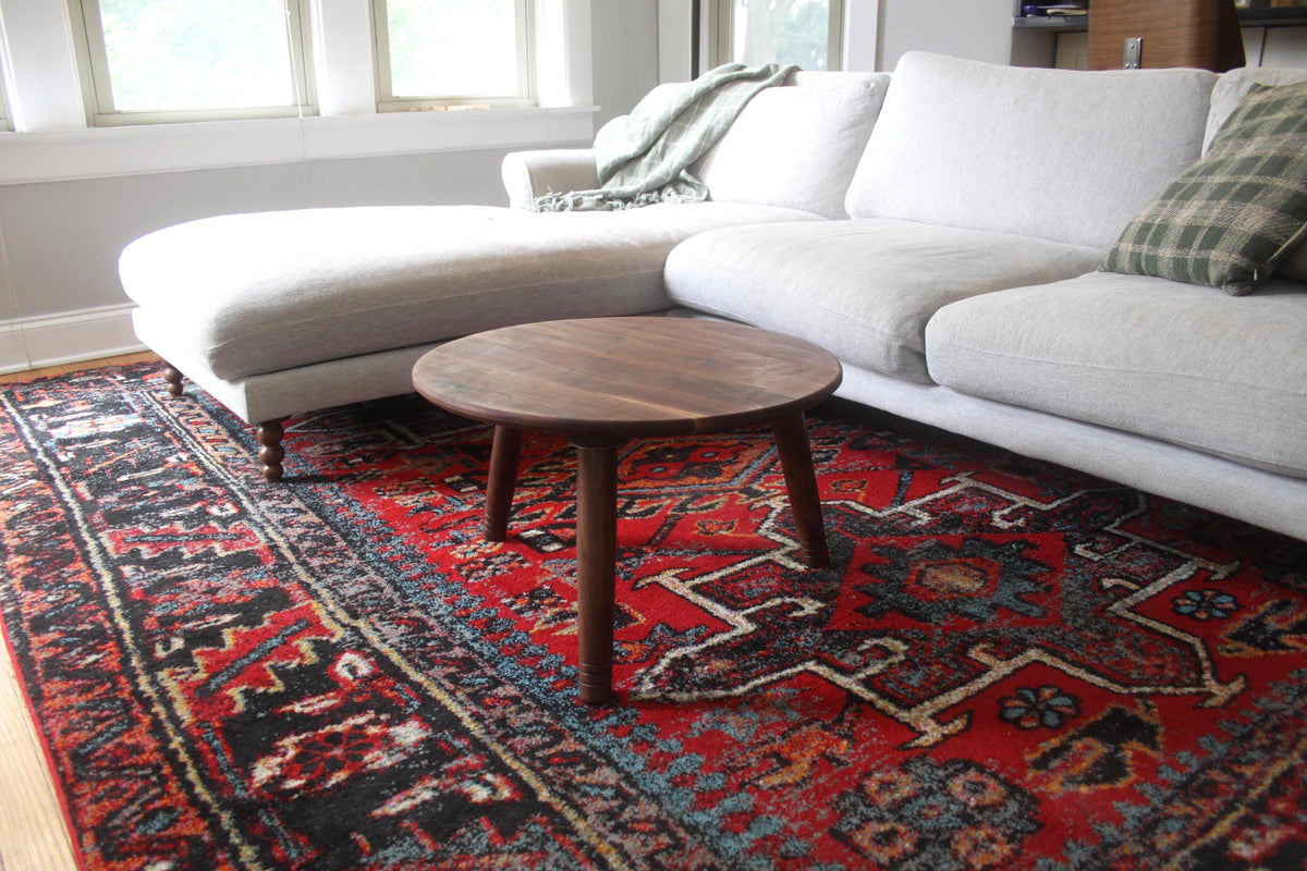 Low Walnut Coffee Table