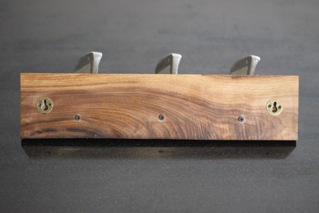 Golf Club Coat Rack – Multi-Hook Iron Club Head Hanging Fixture