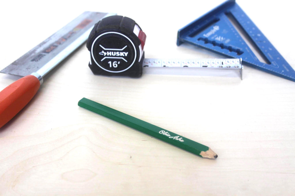 Custom Carpenter Pencils – Ink-Filled Engraved Flat Pencils for Carpentry & Construction Businesses