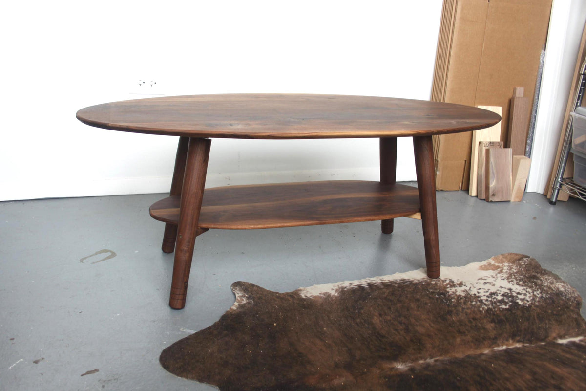 Modern Walnut Coffee Table – Hygge Scandinavian Style Furniture