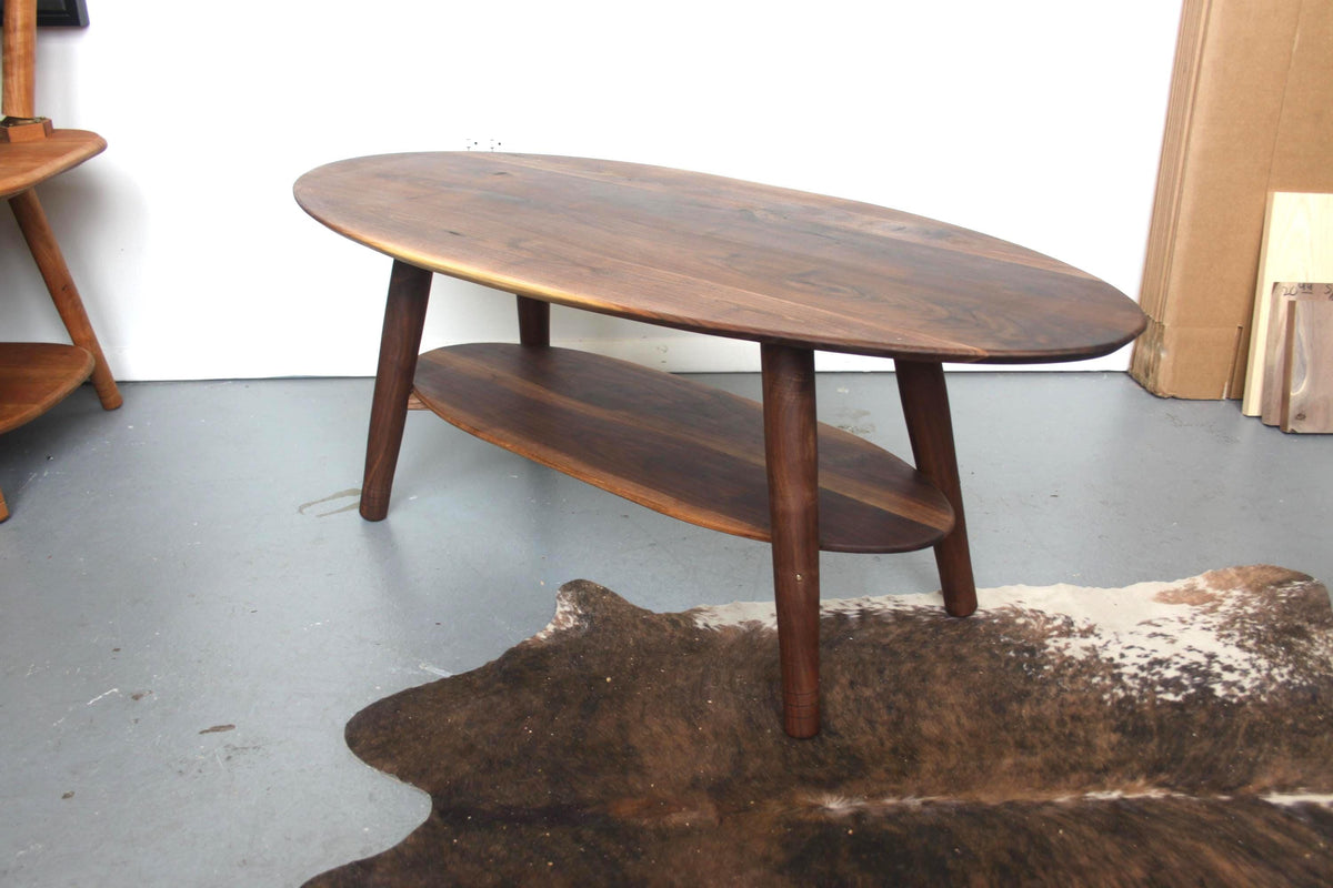 Modern Walnut Coffee Table – Hygge Scandinavian Style Furniture