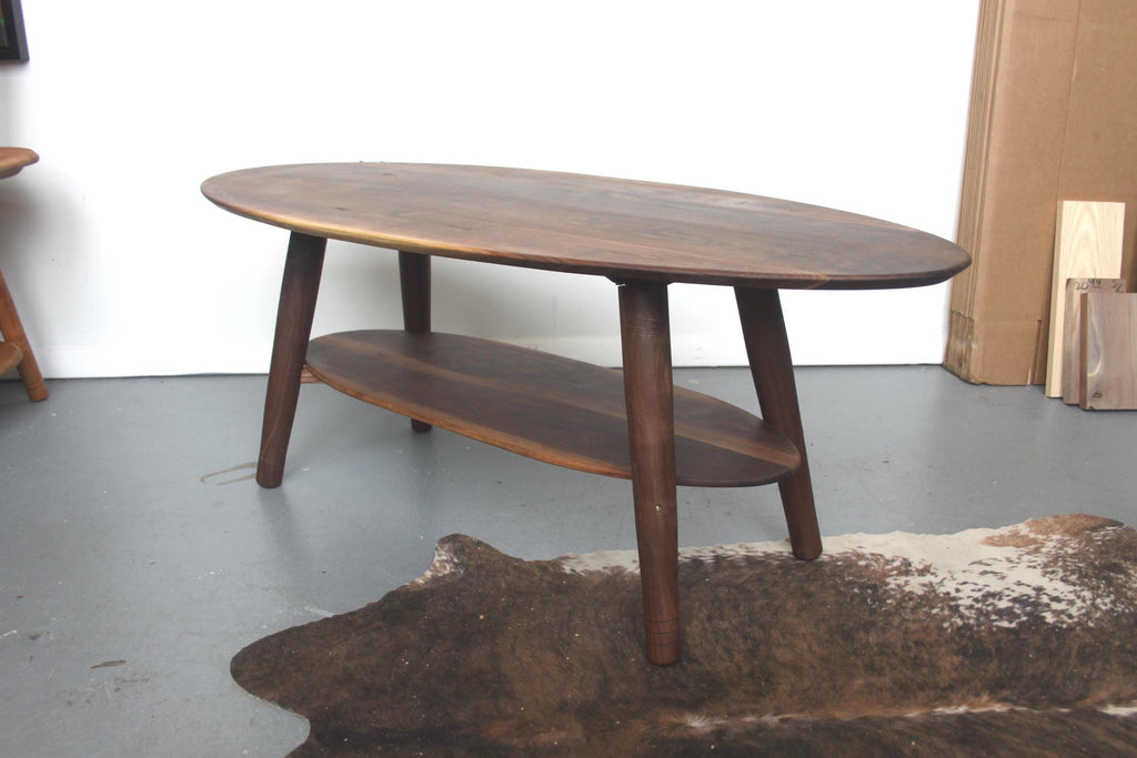 Modern Walnut Coffee Table – Hygge Scandinavian Style Furniture