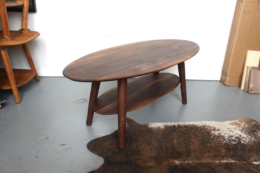 Modern Walnut Coffee Table – Hygge Scandinavian Style Furniture