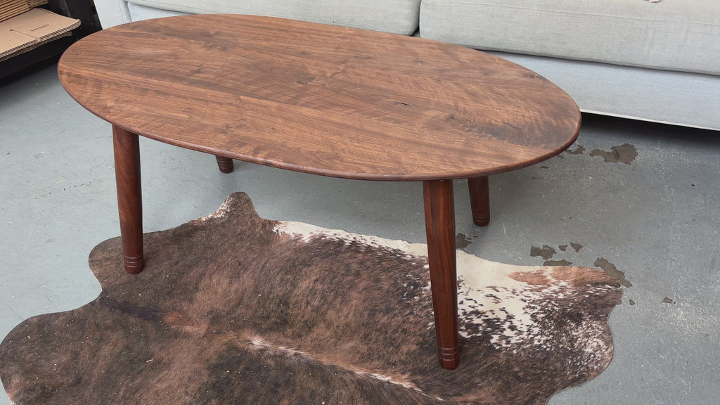 Large Walnut Coffee Table